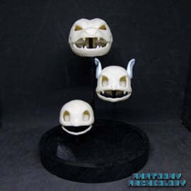 Anime figures #007 #008 #009 skulls in bell jar