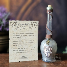 Einhornblut Potion Flasche