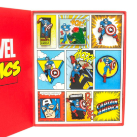 Captain America Marvel Retro Pin set licensed