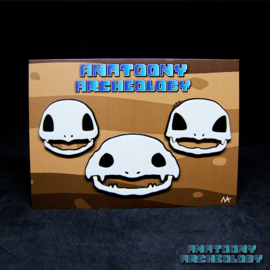 Animation Skulls #001 #002 #003 Evolutions Pin-Set