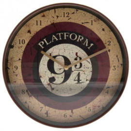 Harry Potter Plattform 9 3/4 Wanduhr Offiziell