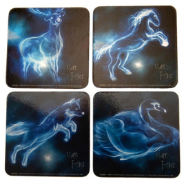 Harry Potter Patronus Coaster set Licensed