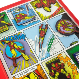 Iron Man Marvel Retro Pin set licensed