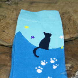 Cats socks mix designs 5 pair stretch size 36-41