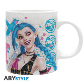 League of Legends Mug Vi vs Jinx Arcane Official