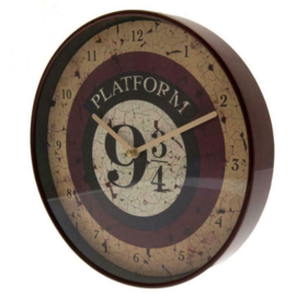 Harry Potter Plattform 9 3/4 Wanduhr Offiziell