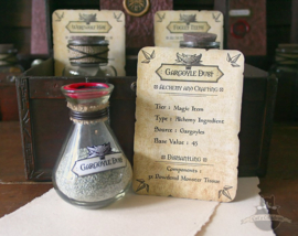 Witcher potion set Werewolf Hide, Gargoyle Dust, Foglet Teeth