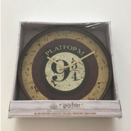 Harry Potter Platform 9 3/4 Wandklok Officieel