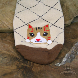 Ankle socks with kittens 5 pairs size 35-38