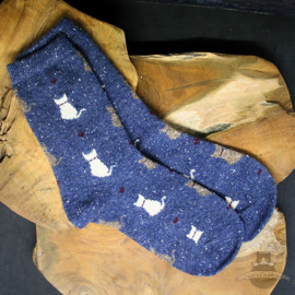 Warm cat socks 5 pairs size 36-40