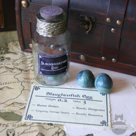 Skyrim Alchemy set Slaughterfish Egg, Creep Cluster, Frost Salts