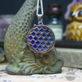 Phoenix necklace with Lapis Lazuli natural stone