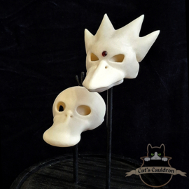 Animatie figuren #54 #55 schedels in stolp
