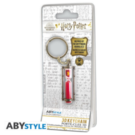 Harry Potter 3D Keychain Gryffindor Hourglass Licensed