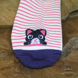 Ankle socks with kittens 5 pairs size 35-38