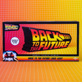 Back to the Future Logo Lamp
