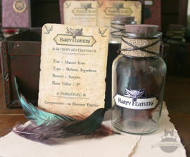 Witcher potion set Harpy Feathers, Nekker Blood, Vampire Fang