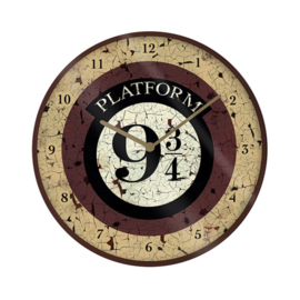 Harry Potter Platform 9 3/4 Wandklok Officieel