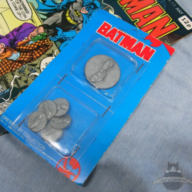 Batman Batmobiel vintage knopen set 6 stuks 1989