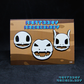 Anime skulls #007 #008 #009 evolutions pin set