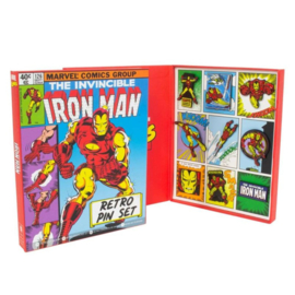 Iron Man Marvel Retro Pin set licensed