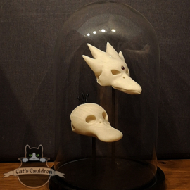 Animatie figuren #54 #55 schedels in stolp
