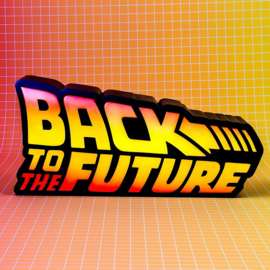 Back to the Future Logo Lamp