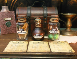 Der Hexer Potion Set Griffin Federn, Vampirblut, Wyvern Ei