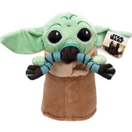 Star Wars - Baby Yoda with Frog Plush 30 cm Official