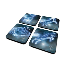 Harry Potter Patronus Coaster set Licensed