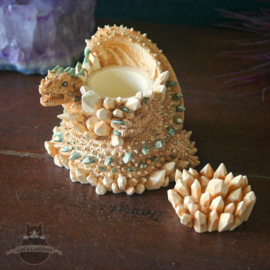 Dragon figure secret trinket box 'crystal'