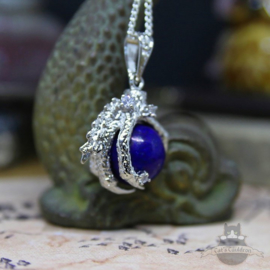 Drakenklauw ketting met bol Lapis Lazuli