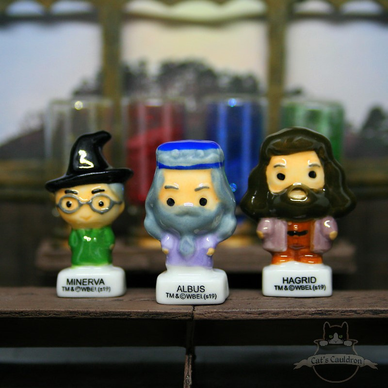 Harry Potter Porcelain Feves Figurines Harry Hagrid Dumbledore Hermione