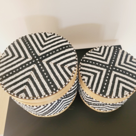 Offermanden set 2 Rice Black