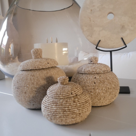 Kralenpot set 'Waduh Bula"Set van 3