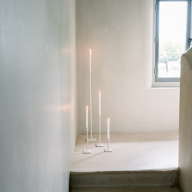 Vloerkandelaar Leeff 'Finn" Wit hoog 1 meter