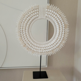 Schelpornament Maggis Wit Ø 40cm