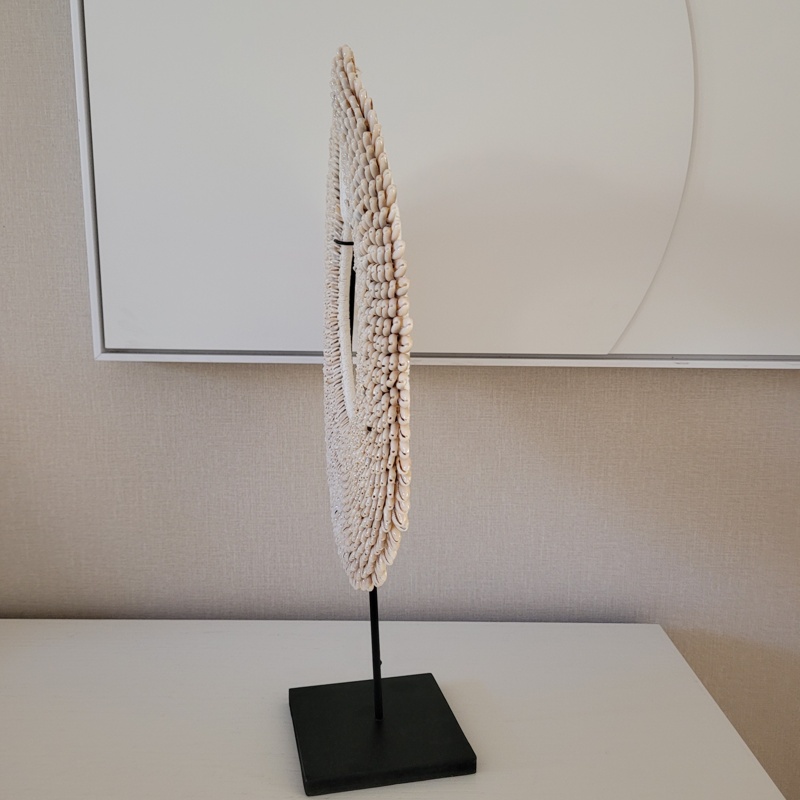 Schelpenketting KAURI L Bkeuze