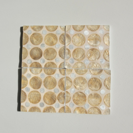 Onderzetters Capiz Schelp S/4 diverse varianten