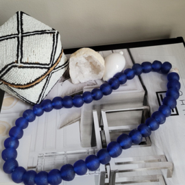 Glas ketting Royal Bleu