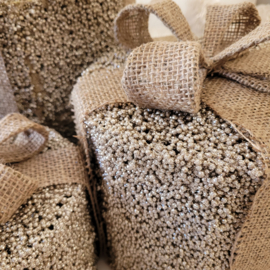 Kerst Cadeau set Goud Glitter