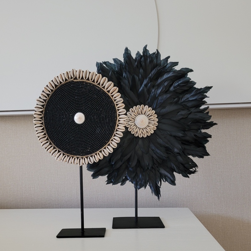 Schelpenornament Manoa Zwart