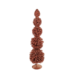Kerstboom Glitter Copper 60cm
