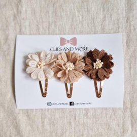 Setje flower xl -  5 cm be|ca|br