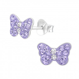 Kinderoorbellen - Purple butterflys
