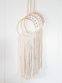 Boho hanger - Haarspeldjes/strikjes | Madelief Roze