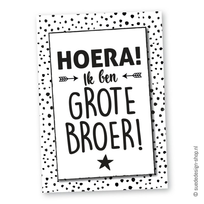 Hoera ik ben grote broer sales