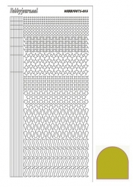 Hobbydots sticker  nr 13- Mirror - Yellow