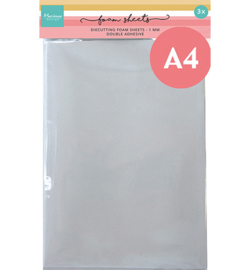 LR0062 - Foam sheets- A4 - White 1 mm