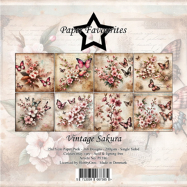 Paper Favourites 15x15 cm Vintage Sakura 586
